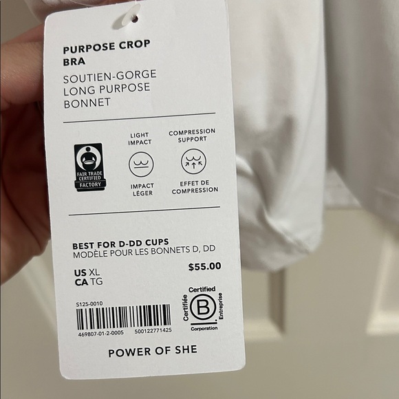 Athleta Purpose Crop Bra - Picture 5 of 5